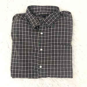 John Varvatos Shirts - John Varvatos plaid button down shirt size XL John Varvatos Shirts - John Varvatos plaid button down shirt size XL